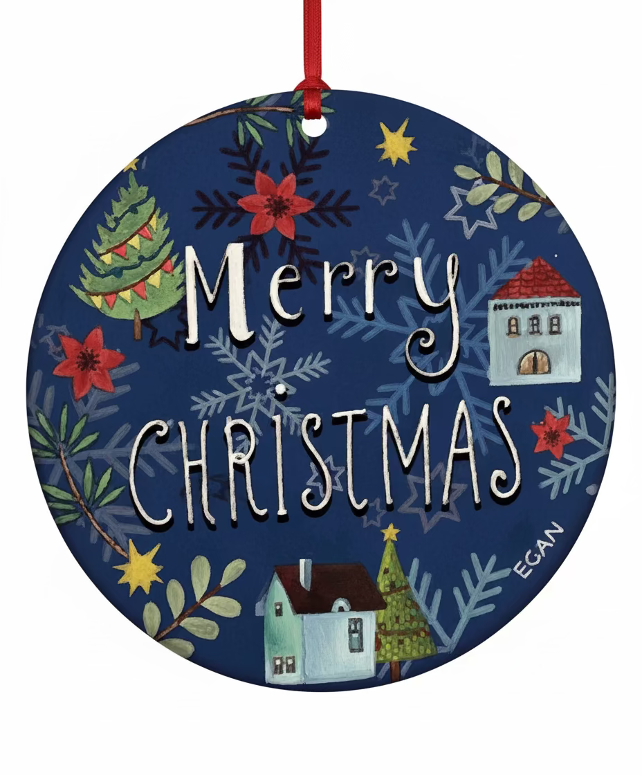Egan pendaglio Merry Christmas