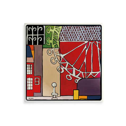 Formella "La Ruota" VI-XVI 11x11