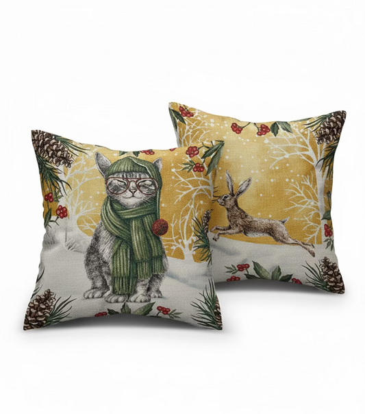 Egan cuscino con gatto