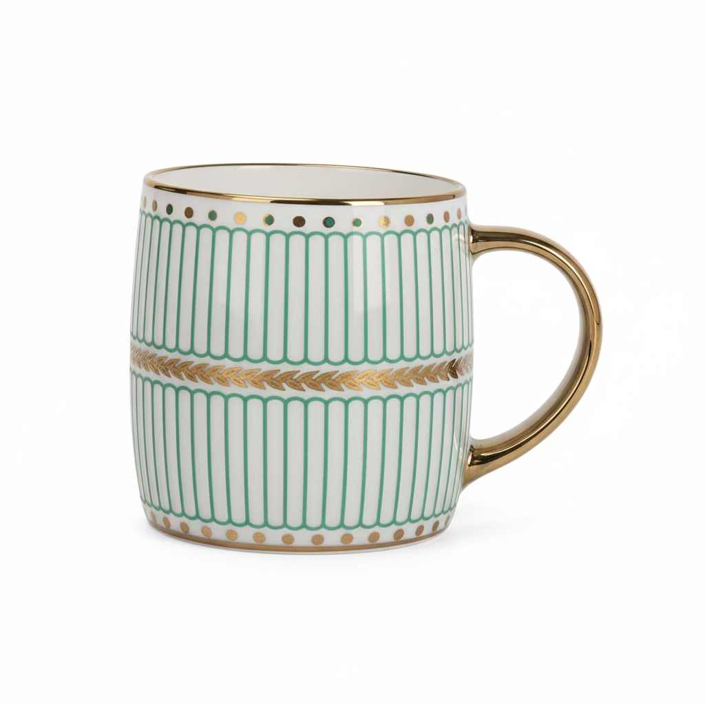 AndreaFontebasso Mug righe verdi