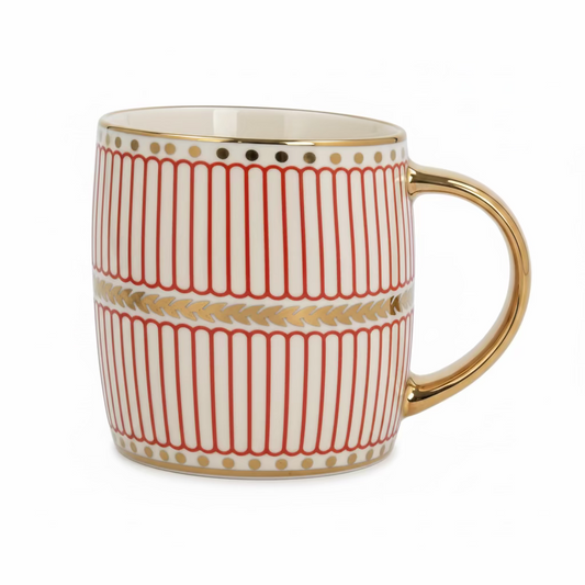 AndreaFontebasso Mug righe rosse