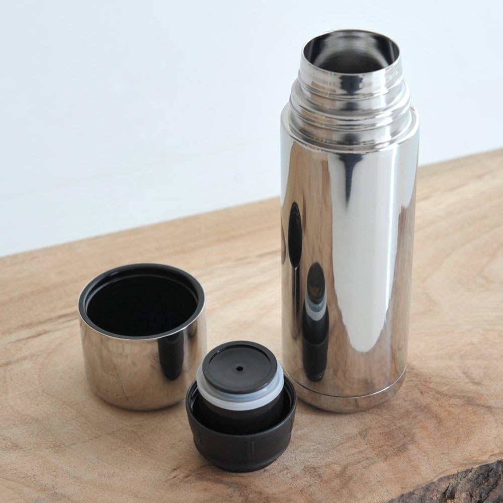 Alessi "Nomu" thermos a doppia parete di design in acciaio inox e resina termoplastica
