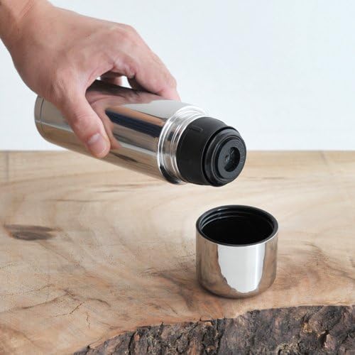Alessi "Nomu" thermos a doppia parete di design in acciaio inox e resina termoplastica
