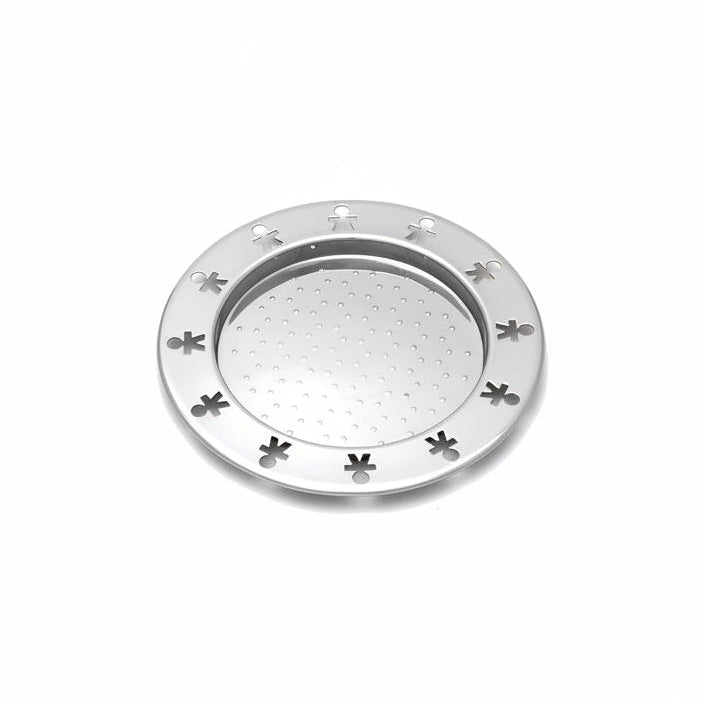 Alessi "Girotondo" AKK80/15  Sottobottiglia anti-umidità in acciaio inox 18/10, a finitura lucida