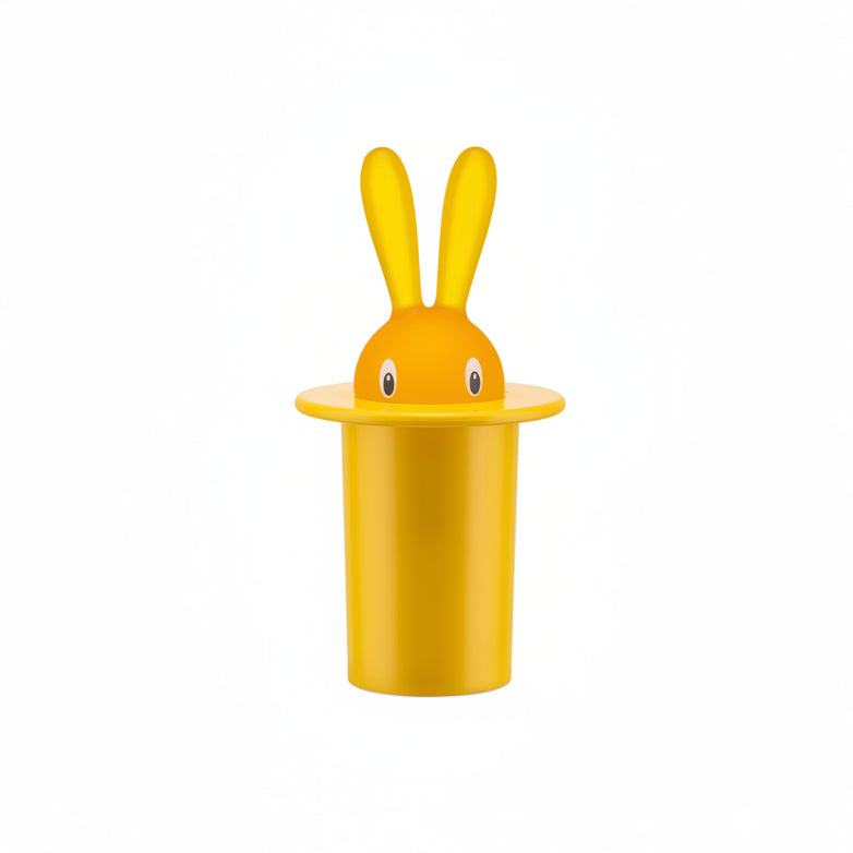 Alessi "Magic Bunny" portastuzzicadenti in resina termoplastica, giallo