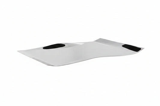 Alessi "Mao-Mao" vassoio rettangolare di design, in acciaio inossidabile 18/10