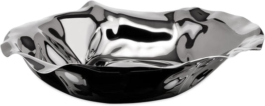 Alessi "Sarrià" 90084 cestino rotondo in acciaio inossidabile 18/10 lucido