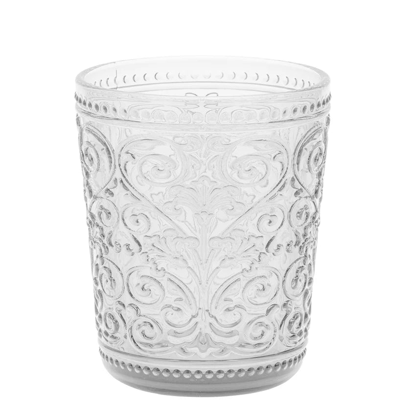 Galbiati "Acanto" set 6 bicchieri in vetro bianco 310 ml