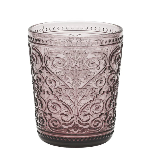 Galbiati "Acanto" set 6 bicchieri in vetro rosa 310 ml