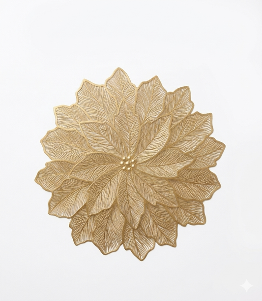 Fade - “Stella” Set 12 Tovagliette Oro / Sottopiatto